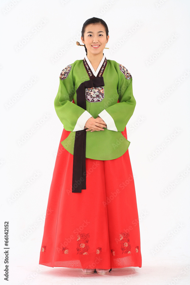 Woman in Korean Dress