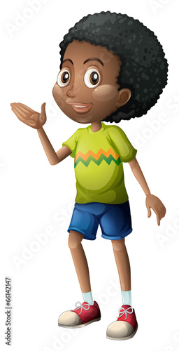 A young boy