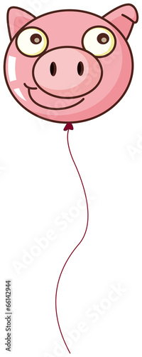 A pig balloon