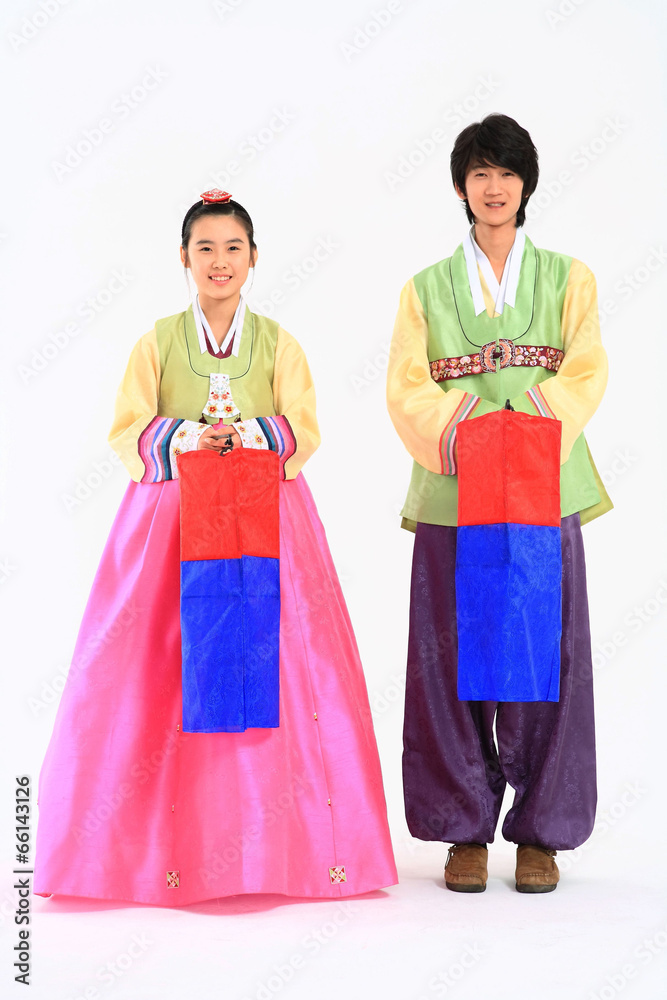 Kids in Korean Dress