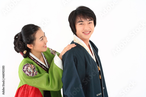 Couple in KoreanDress I photo