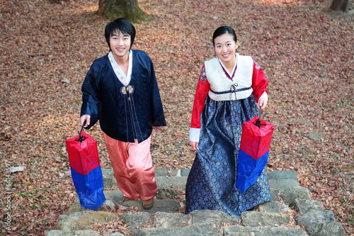 Couple in KoreanDress II photo