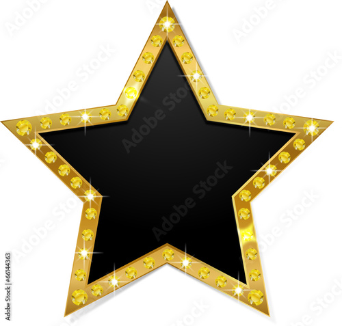 Star with brilliants