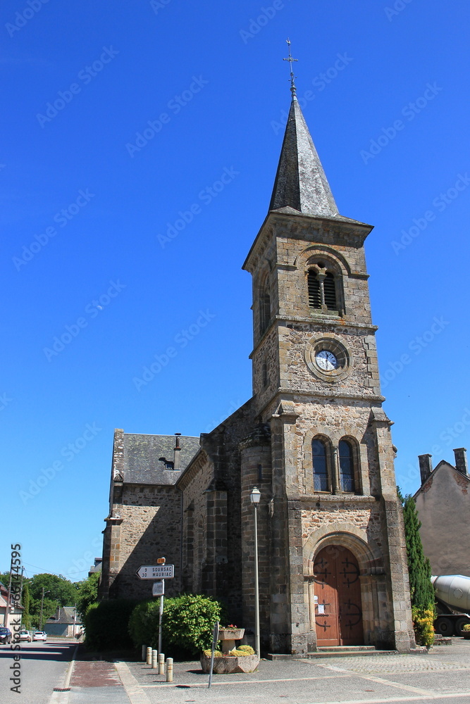 Eglise de Lapleau.(Corrèze)