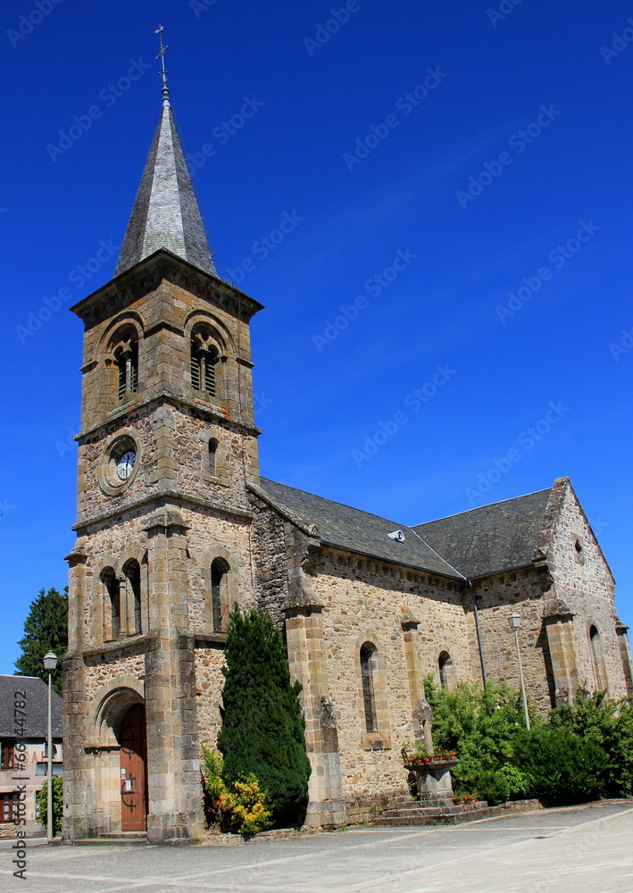 Eglise de Lapleau.(Corrèze)