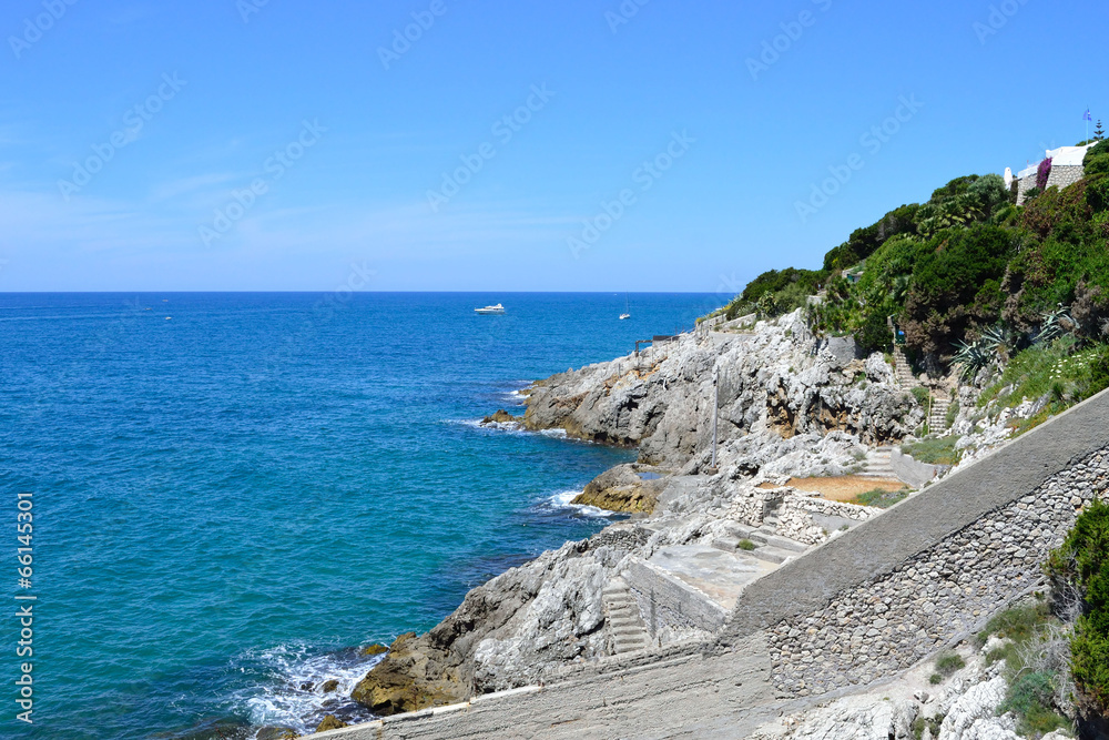 Promontorio di Quarto Caldo - San Felice Circeo foto de Stock | Adobe Stock