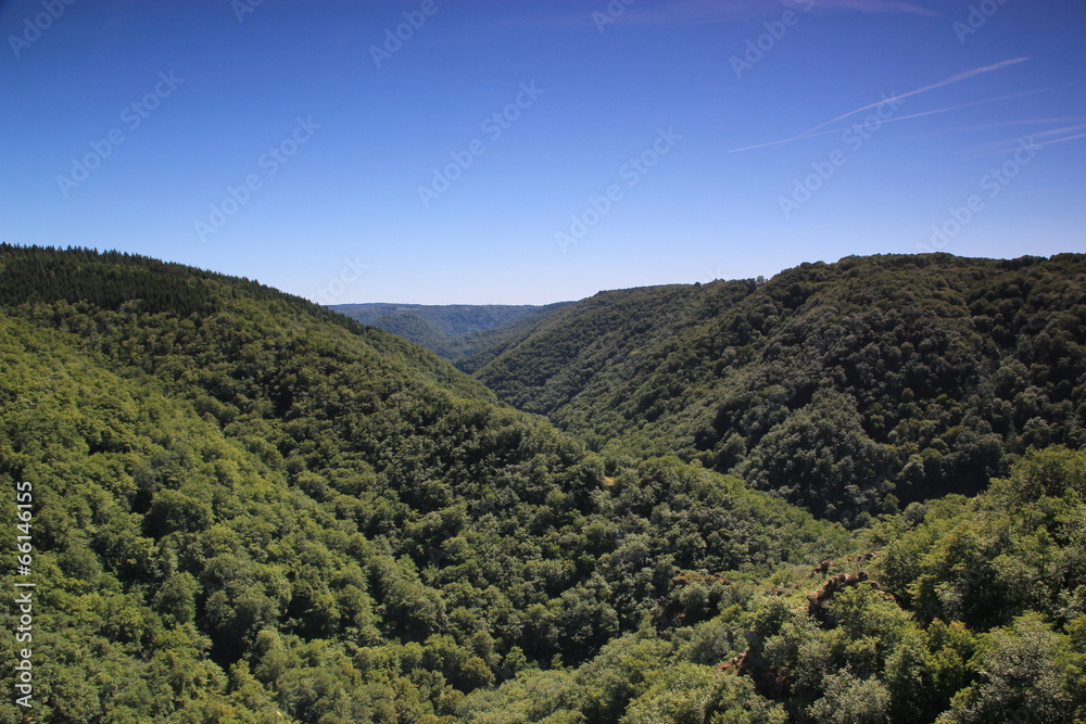 Fototapeta premium Paysage de Corrèze.