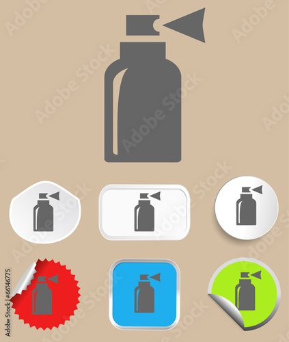 Spray icon - vector illustration. Flat design style