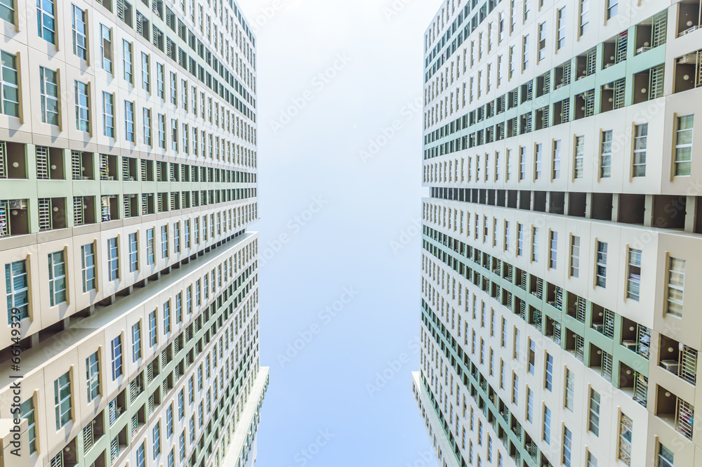 Fototapeta premium Twin Condominiums