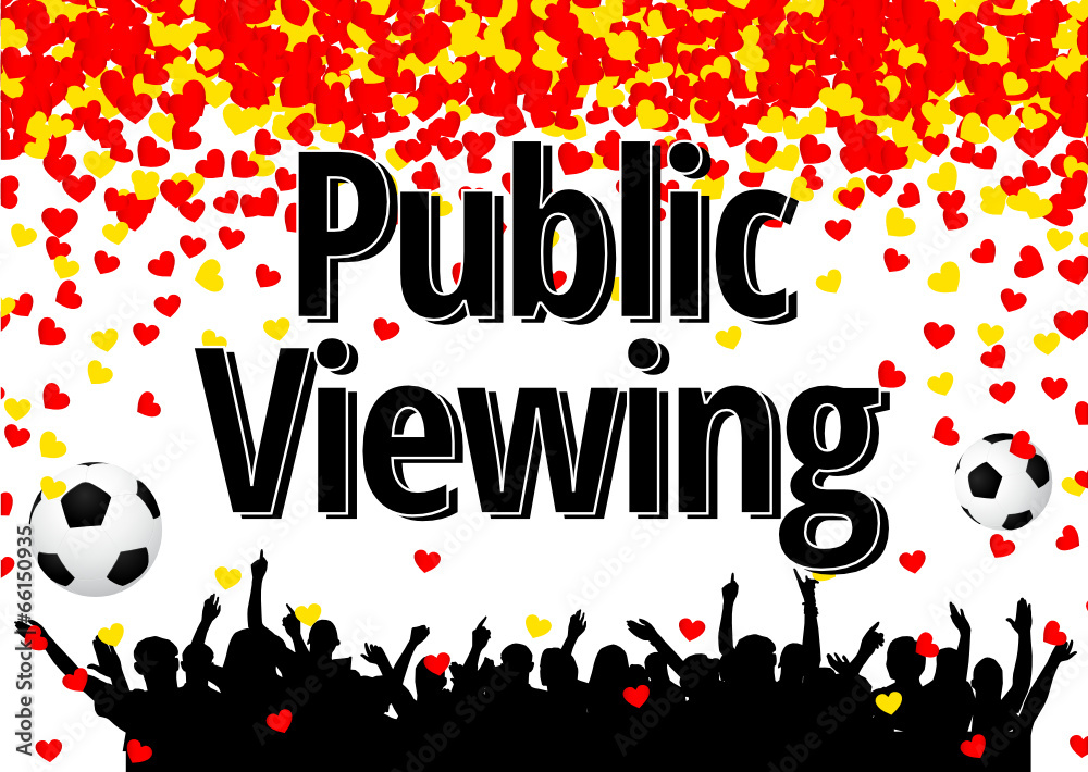 Obraz premium Public Viewing