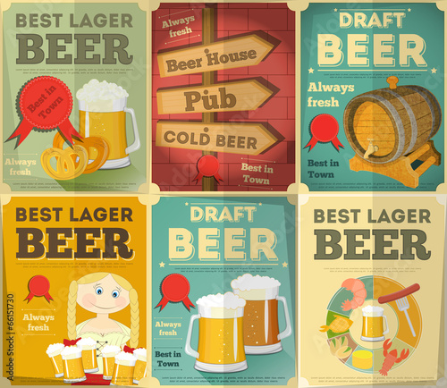 Beer Posters Set