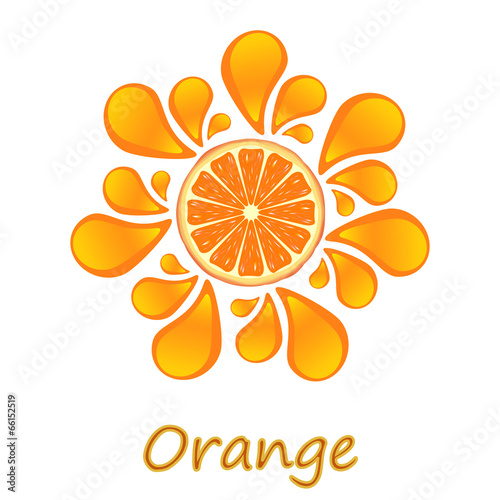 Juicy orange