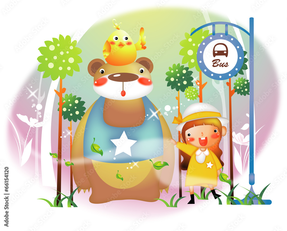 Naklejka premium 봄의 시작