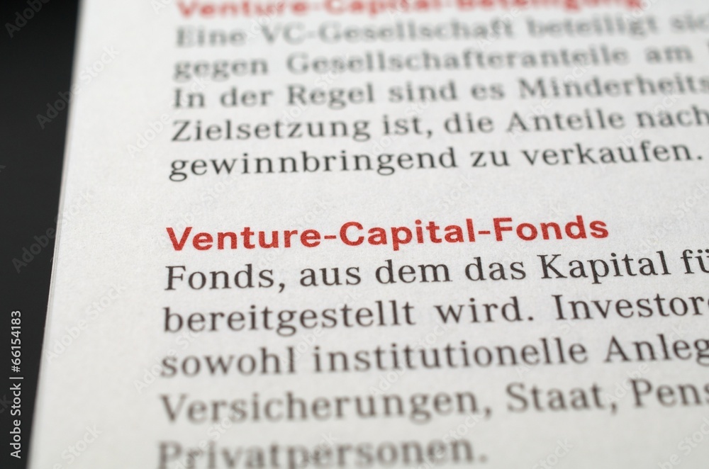 Fototapeta premium venture-capital-fonds