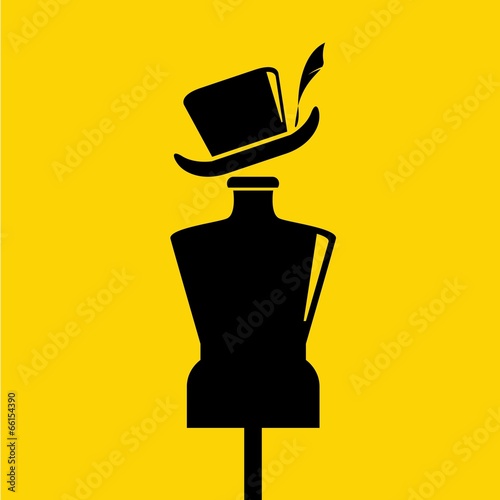 mannequin and fashion hat