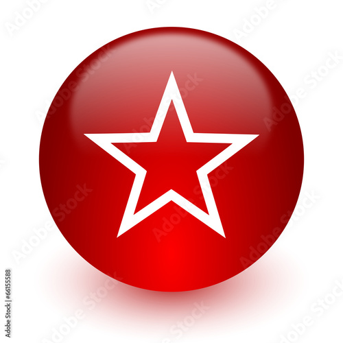 star red computer icon on white background