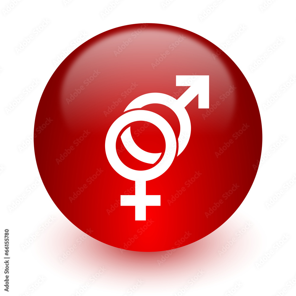 sex red computer icon on white background sex red computer icon on white background