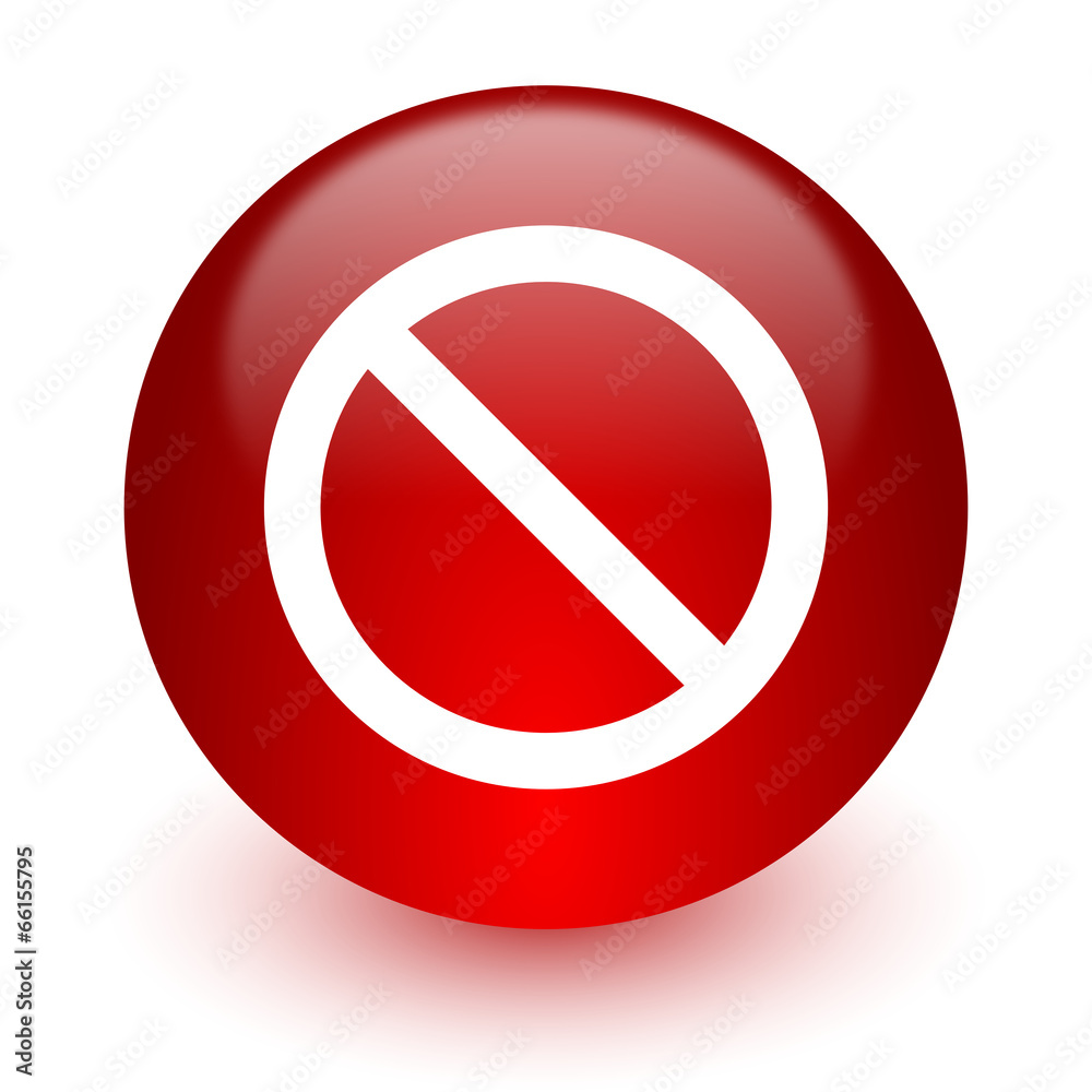 access denied red computer icon on white background access denied red computer icon on white background