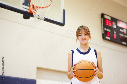 Portrait Of Female High School Basketball Player © Monkey Business