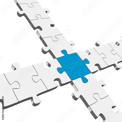 Puzzle - Verbindung / Teamwork