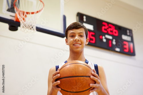 Portrait Of Male High School Basketball Player © Monkey Business