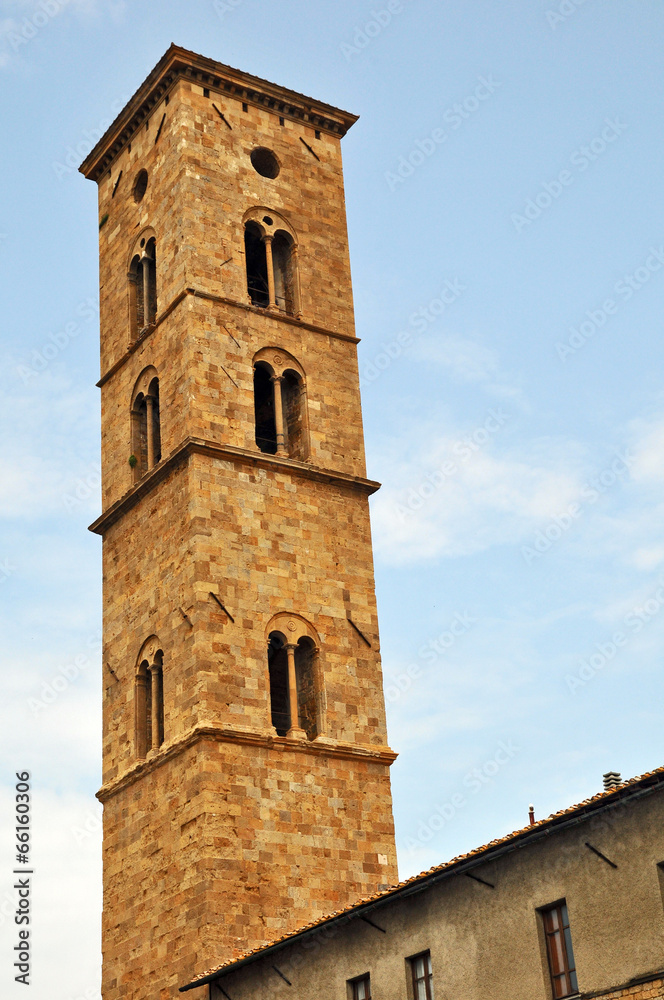 Volterra, il campanile del Duomo