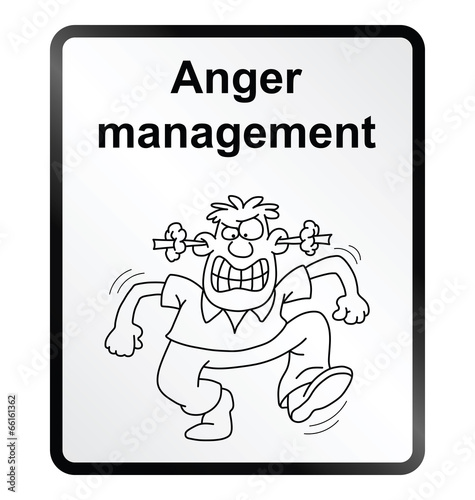 Anger Management Information Sign