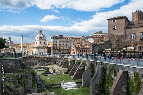Photography Roman forum in rome