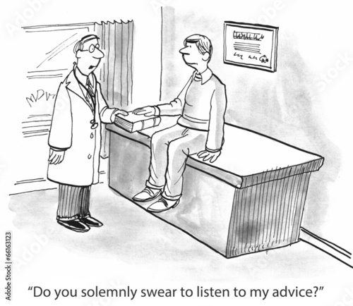Принти на полотні "... you solemnly swear to listen to my advice?"