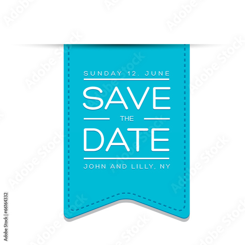 save the date template vector