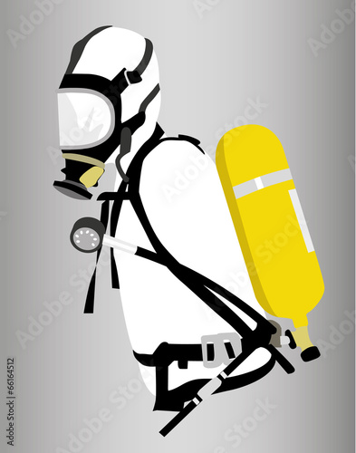 Mask and Oxygen Tank