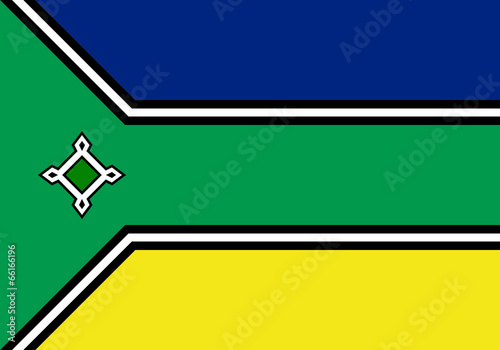 State flag of Amapa in Brazil photo