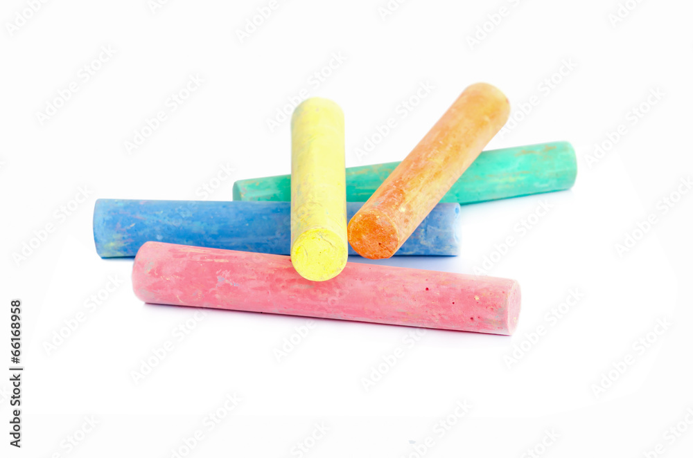 Colorful chalk . Colorful chalk .
