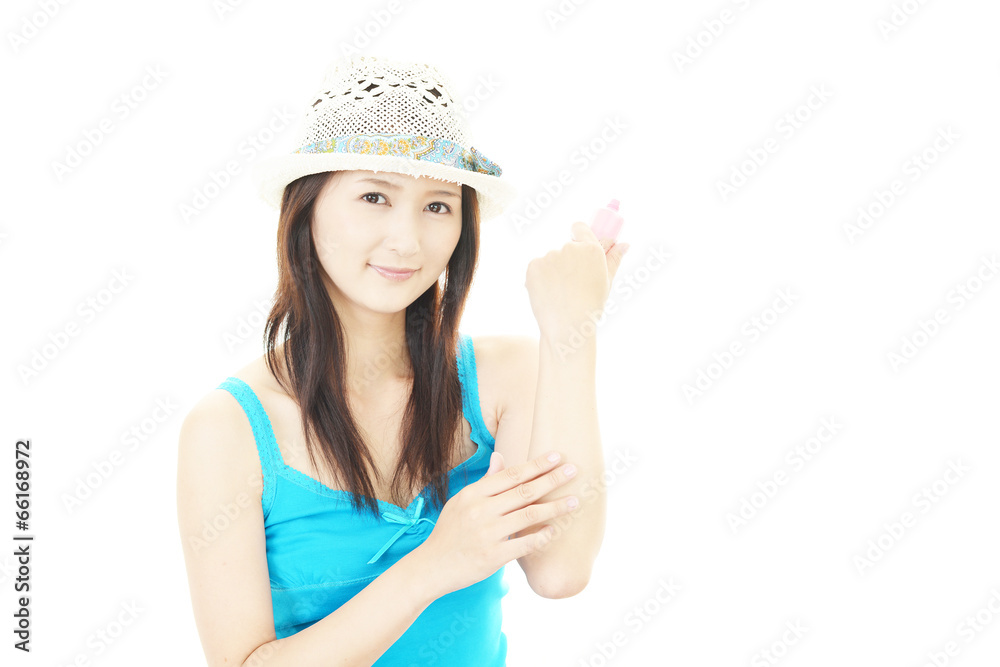 笑顔の女性 笑顔の女性