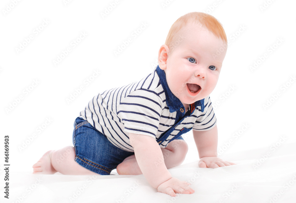 Funny baby, smiling, beautiful baby face close-up Funny baby, smiling, beautiful baby face close-up
