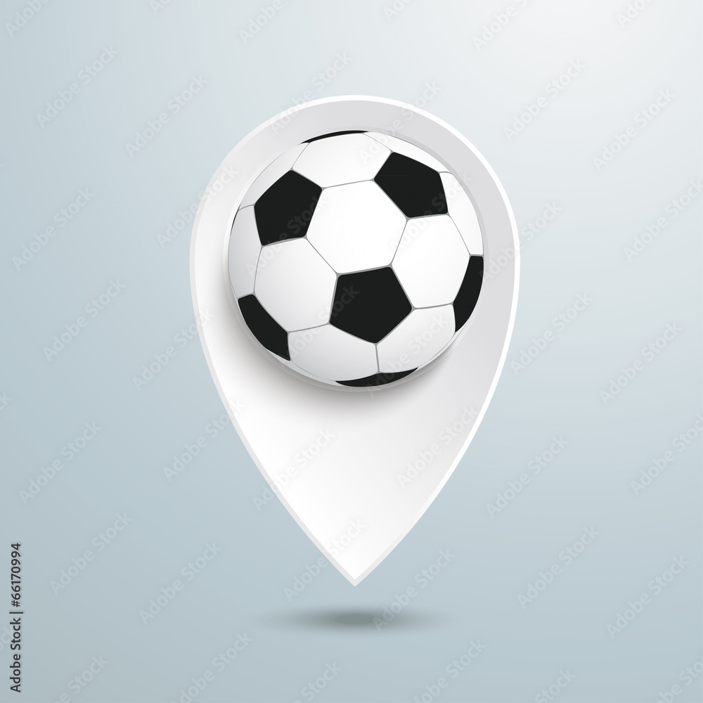 Location Marker Football