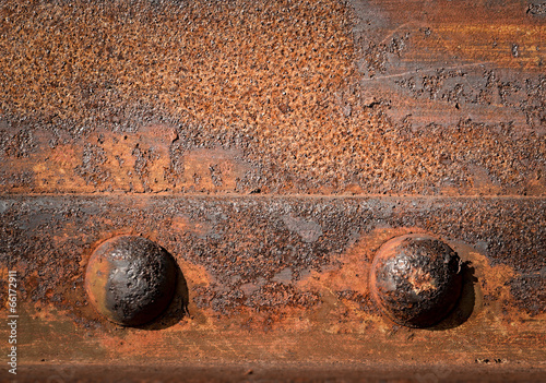 two iron rivets photo