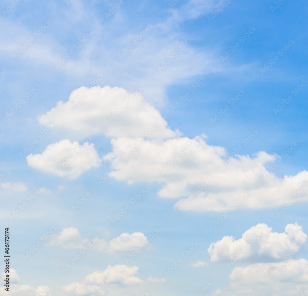 Cloud on blue sky Cloud on blue sky