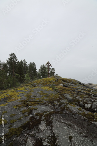 Fotografía Крест на скале