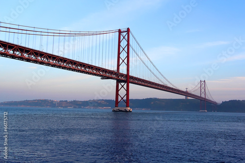 Red bridge, Lisbon, Portugal