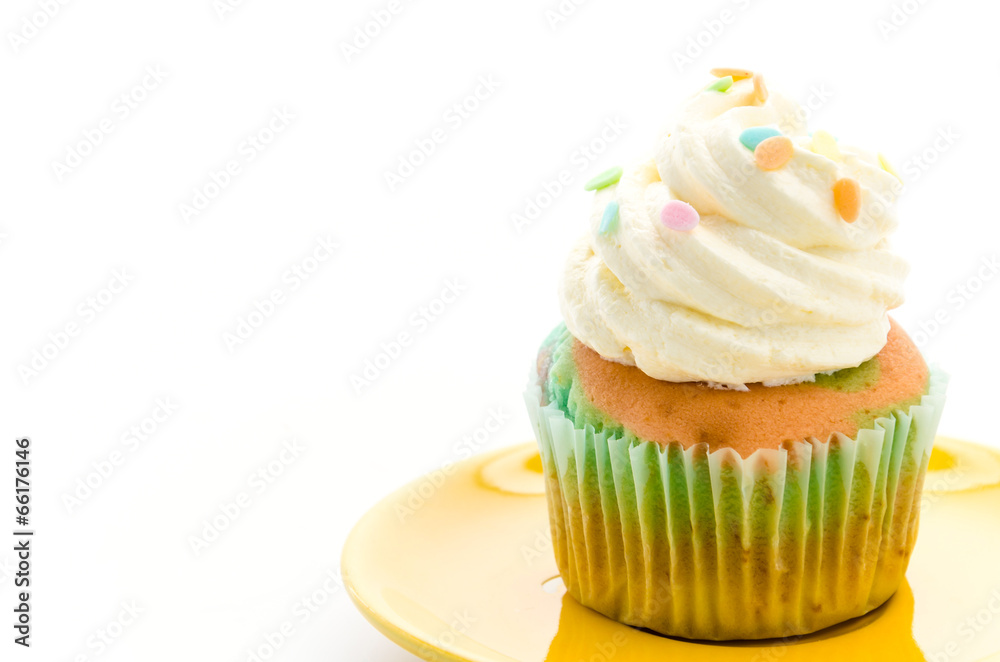 Cupcakes isolated on white background Cupcakes isolated on white background
