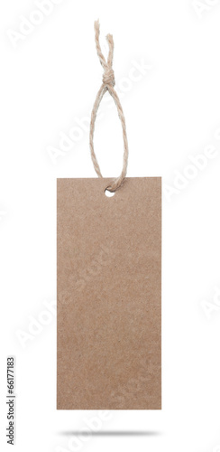 blank gift tag