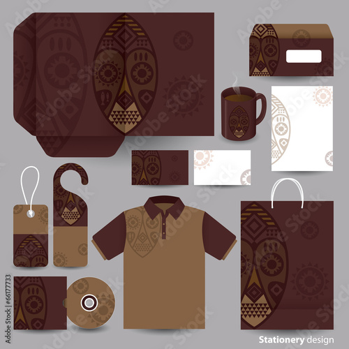 Stationery template design.