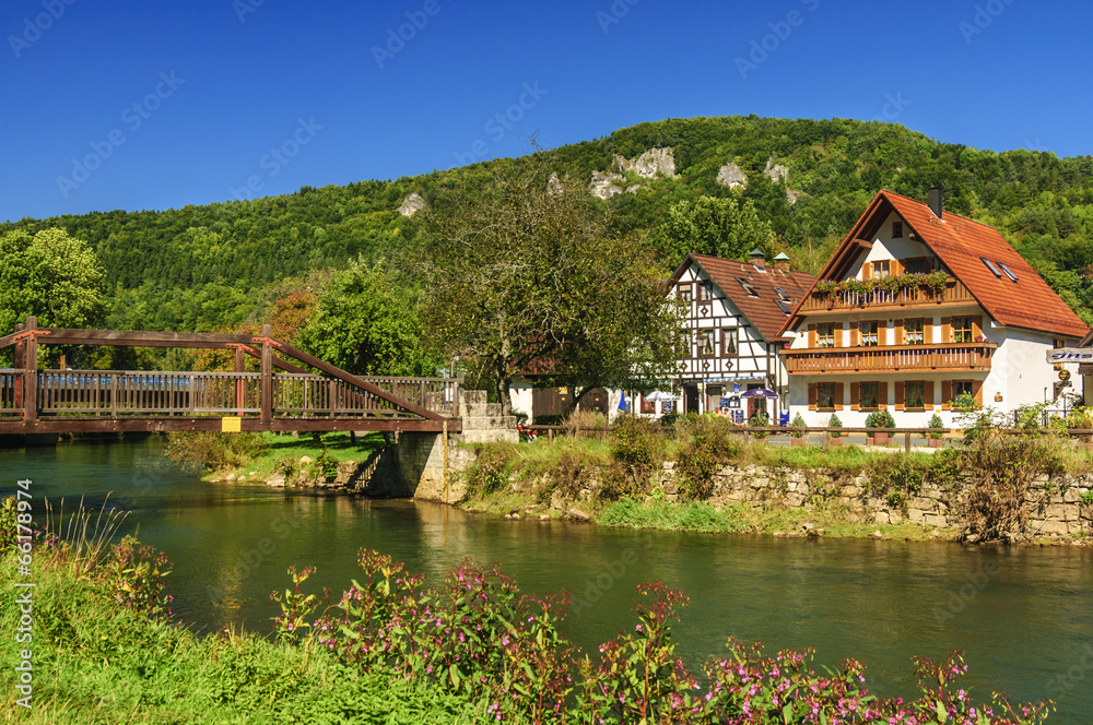idyllisches Tal in Franken