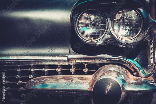Obraz na płótnie Ret rod style american car facia