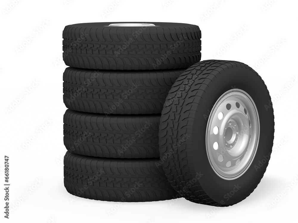 Stack of wheels Stack of wheels