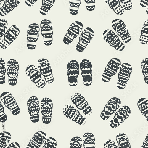 Flip flops seamless pattern