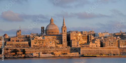 Malta, the picturesque city of Valetta photo