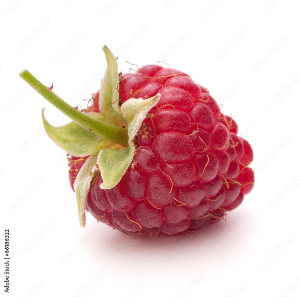 Sweet raspberry isolated on white background cutout Sweet raspberry isolated on white background cutout
