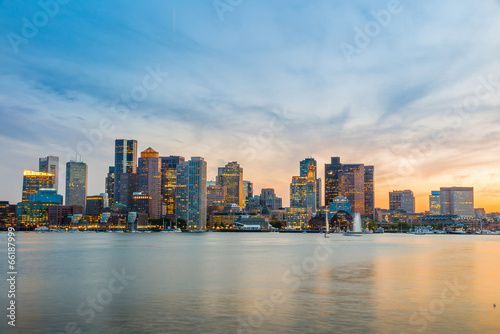 Boston downtown skyline panorama © f11photo